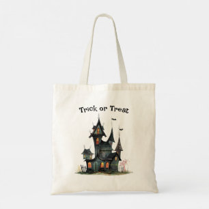 Bolso De Tela Arroz o truco de Halloween en una casa de ensueño