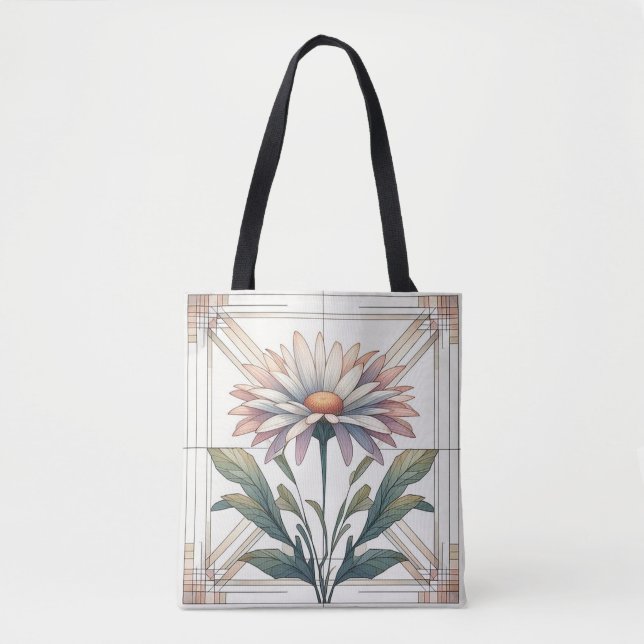 Bolso De Tela Art Deco Daisy (Anverso)