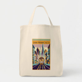 Bolso De Tela Art Deco de San Francisco California
