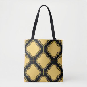 Bolso De Tela Art deco: elegancia ornamental sin costura.