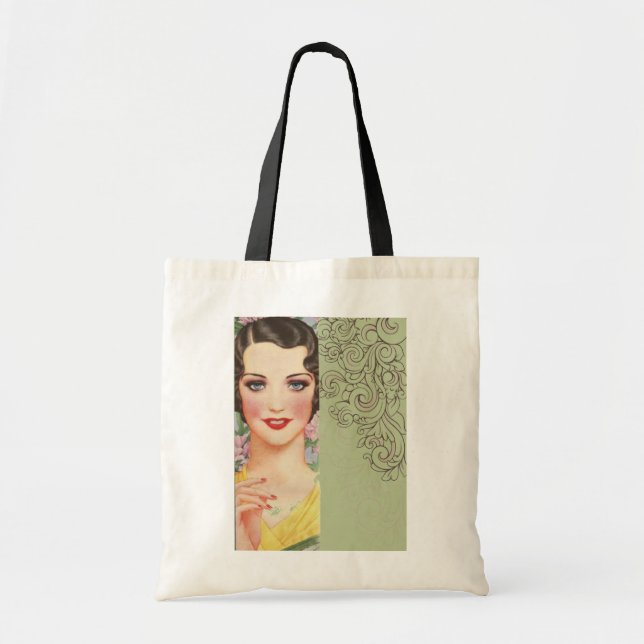 Bolso De Tela Art deco grandes gatsby Parisi de moda (Frente)