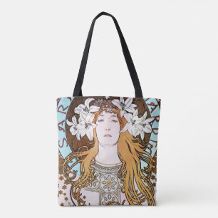 Bolso De Tela Art Nouveau - Alphonse Mucha - Sarah Bernhardt