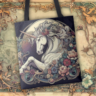 Bolso De Tela Art Nouveau Flowing Lines of Beauty