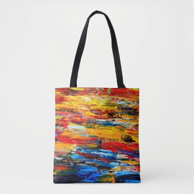 Bolso De Tela Art painting with palette knifemasterpiece,paintin (Anverso)