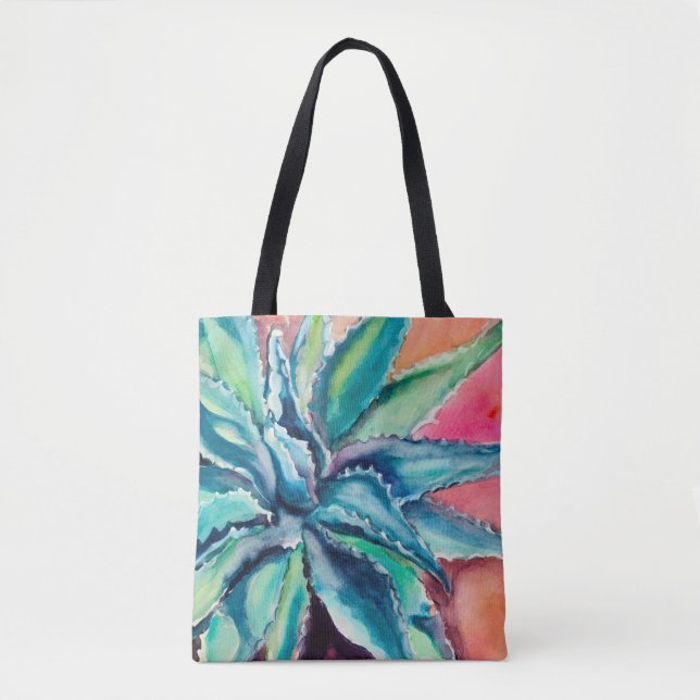 Bolso De Tela Art Print - Texas Agave Poster (Anverso)