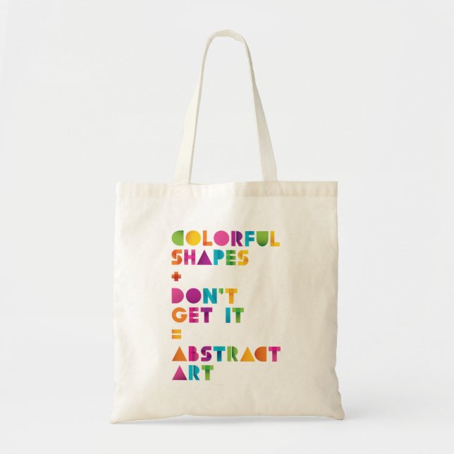 Bolso De Tela Arte abstracto (Frente)