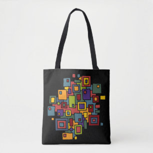 Bolso De Tela ARTE abstracto - CIUDAD MAPS II