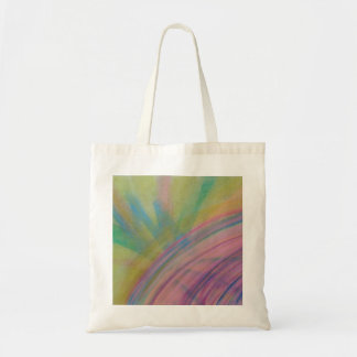 Bolso De Tela Arte abstracto colorido único P9