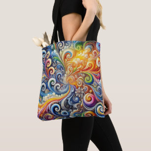 Bolso De Tela Arte abstracto contemporáneo