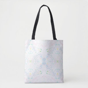 Bolso De Tela Arte abstracto de acuarela de arcoíris de luz esqu