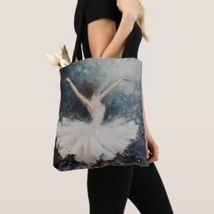 Bolso De Tela Arte abstracto de baile de bailarina