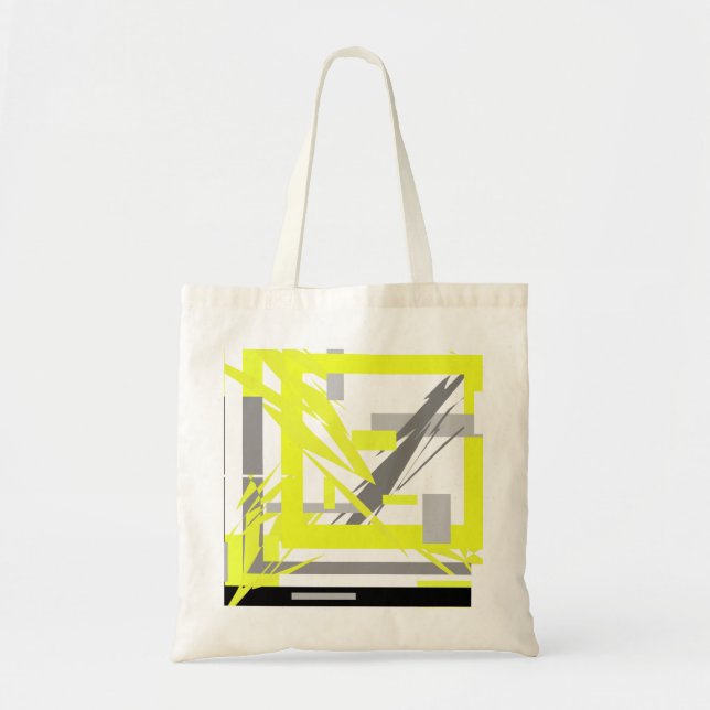 Bolso De Tela Arte abstracto de energía de poder (Frente)