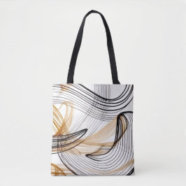 Bolso De Tela Arte abstracto de estilo de temporada otoñal