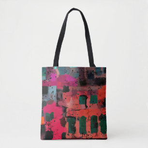 Bolso De Tela Arte abstracto de estilo graffiti colorido