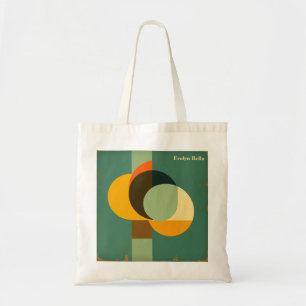 Bolso De Tela Arte Abstracto Geométrico de Época Moderna de Mita