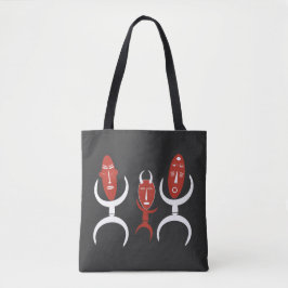Bolso De Tela Arte abstracto moderno de baile tribal africano