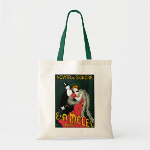 Bolso De Tela Arte Antiguo Modernista, Moda Italiana Amor Romanc