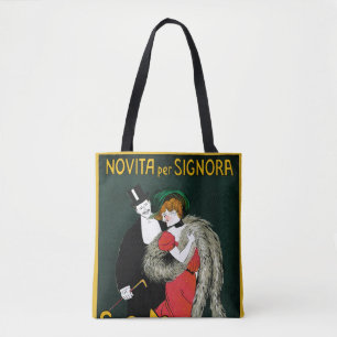 Bolso De Tela Arte Antiguo Modernista, Moda Italiana Amor Romanc