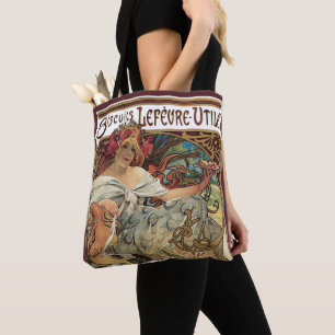 Bolso De Tela Arte Antiguo Moderno, Galletas por Alphonse Mucha