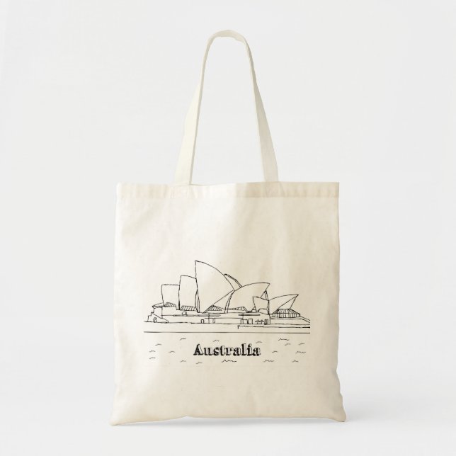 Bolso De Tela Arte artístico de vacaciones de Sydney en Australi (Frente)