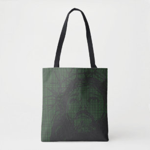 Bolso De Tela Arte ASCII Jesús Corona de Espinas Juan 19:30