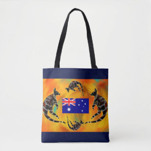 BOLSO DE TELA ARTE AUSTRALIANO