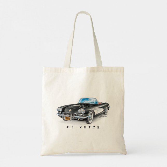 BOLSO DE TELA ARTE AUTOMÓVIL C-ONE (Reverso)