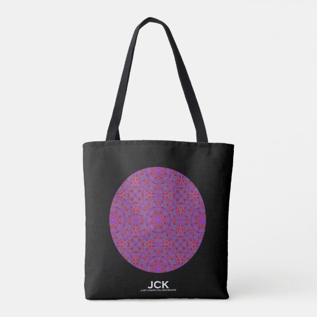 Bolso De Tela Arte calidoscopio del volumen nueve veinticinco (Reverso)