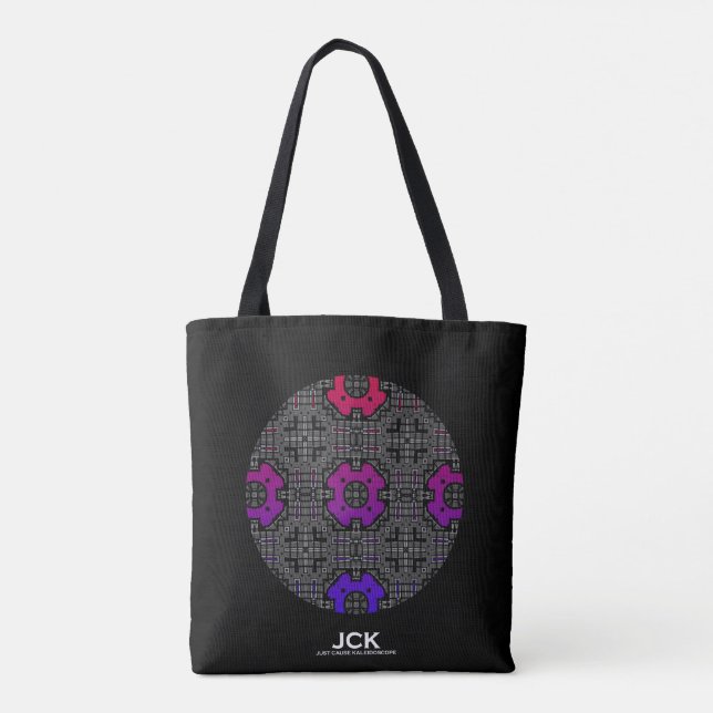 Bolso De Tela Arte calidoscopio del volumen trece (Reverso)