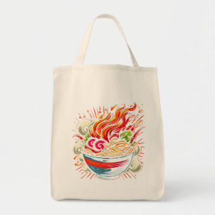 Bolso De Tela Arte callejero de Ramen japonés picante