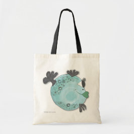 Bolso De Tela Arte caprichoso adorable de los pescados azul y