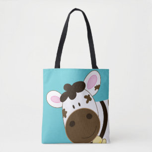 Bolso De Tela Arte cutáneo marrón de vacas por Jess