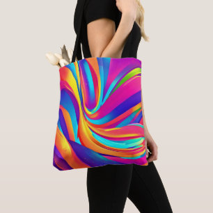 Bolso De Tela Arte de Burst Abstract de Kaleidoscope