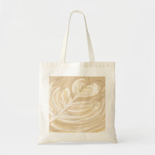 Bolso De Tela arte de café corazón latte