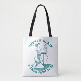 Bolso De Tela Arte de campamento de Theremin coloreado en danés