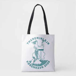 Bolso De Tela Arte de campamento de Theremin coloreado en danés