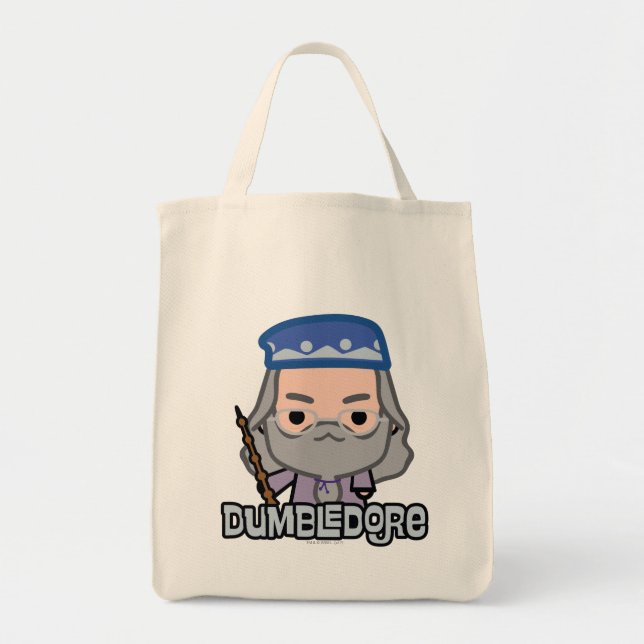 Bolso De Tela Arte de caricatura de Dumbledore (Frente)