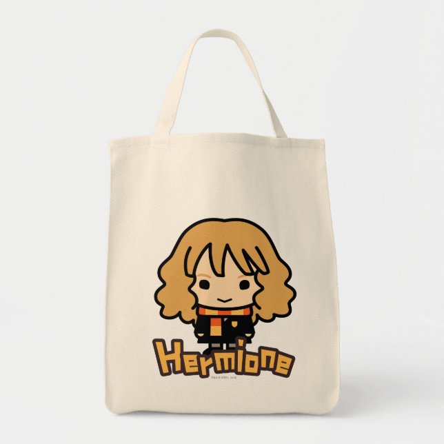 Bolso De Tela Arte de caricatura de Hermione Granger (Frente)