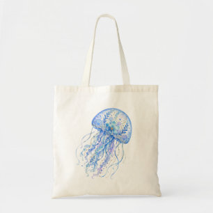 Bolso De Tela Arte de cerámica con tema floral de medusa
