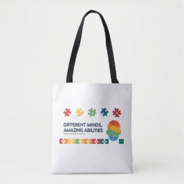 Bolso De Tela Arte de Conciencia de Habilidades Asombrosas Mente