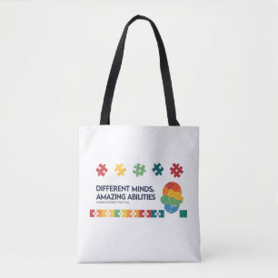 Bolso De Tela Arte de Conciencia de Habilidades Asombrosas Mente