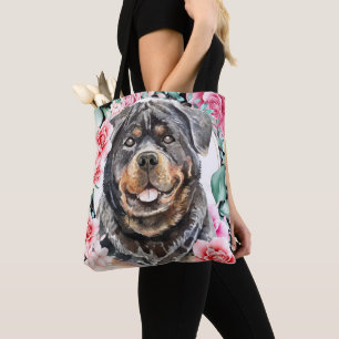 Bolso De Tela Arte de cortina de rotulier color agua cara rosa