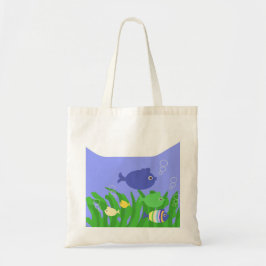 Bolso De Tela arte de dibujo de peces hermosos