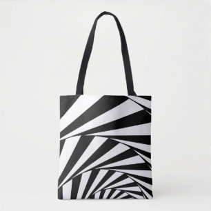 Bolso De Tela Arte de escalera en espiral con remolino abstracto
