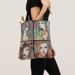 Bolso De Tela Arte de fantasía bohemio gitano