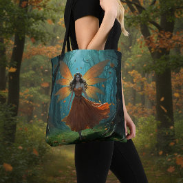 Bolso De Tela Arte de Fantasía de Acción de Gracias de Hada de O