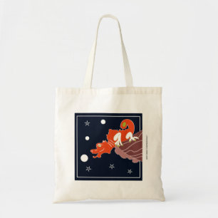 Bolso De Tela Arte de fantasía lunar del dragón chino celestial