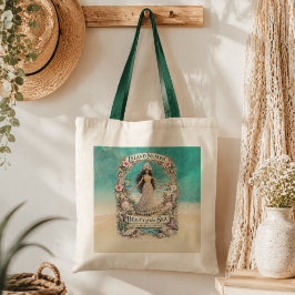 Bolso De Tela Arte de fantasía tropical espiritual de la isla Ni
