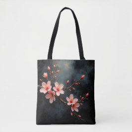 Bolso De Tela Arte de Flor de Melocotón Vietnamita