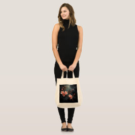 Bolso De Tela Arte de Flor de Melocotón Vietnamita